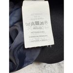 J.Crew  Womens Bomber Jacket Small Gray Pinstripe Wool Blend Full Zip Photo 5