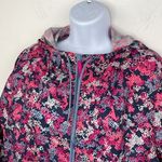 Columbia  Windbreaker Light Jacket Full Zip Pink Camouflage size Large Photo 2