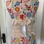 NWT Triple Smocked Tank Tan Size L Photo 2