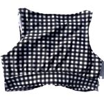 Lime Ricki  Black and White Gingham Bikini Set Photo 5