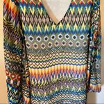 Cowgirl Justice Aztec Shift Long Sleeve Dress Orange Photo 4