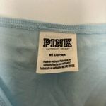 PINK - Victoria's Secret Victoria's Secret PINK Women’s Light Blue Sleeveless Faux Wrap Casual Romper Photo 3