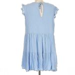 House Of Harlow 1960 Light Blue Tiered Ruffle Babydoll Dress Size LARGE Photo 3
