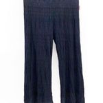 Shoe dazzle lace lined wide leg pants beach vacation comfortable crochet size L Black Size L Photo 0