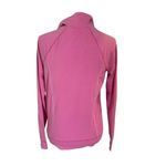 Victoria's Secret PINK Zip Pullover Size S LOVE PINK Logo Long Sleeve Top Photo 3