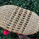 Roller Rabbit  Multicolor Boho Straw Bag Medium Size Photo 3