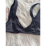 SKIMS Swim Plunge Bikini Top Onyx Size Medium Photo 7