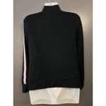 Ralph Lauren Lauren  Jacket Womens Small Black Pink Full Zip Track Crest Athletic Photo 3
