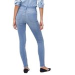 J.Crew High Rise Skinny Button Fly Jeans 27 Light Wash Stretch Denim Photo 2