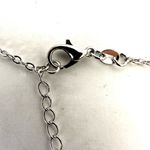 Silver tone and blue tinker bell pendant necklace Photo 3