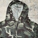 Atticute Green Camouflage Hooded Sweatshirt Size S Photo 2