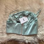 Nookie  Dream Draped Crop In Mint Aqua Photo 2