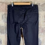 V Cristina Black Beaded Fringe Crop Pants Women's Size 14 Cropped Jeans Photo 5