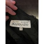 Geary Roark Kamisato Dress Womens 12 Black Fringe Flapper Open Back Cocktail Photo 9