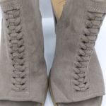 Gap suede braided peep toe sandals Size 7 Photo 3