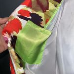 Joseph  A Multicolor Abstract Zip-Up Jacket Pockets Size 6 Photo 5