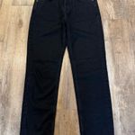 Free People Black A New Day Mid Rise Straight Leg Jeans Photo 0