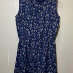 Cupcakes & Cashmere Trystan print Blouson dress Blue Size L Photo 3