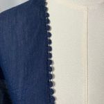 Steve Madden  Navy Blue‎ Crochet Lace Trim Sheer Kimono Cardigan OSFM Photo 1