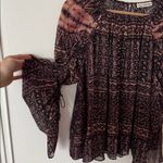 Ulla Johnson 6 Pía Silk Rouched Blouse in Earth Photo 4