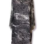 Elie Tahari Esmarella Animal-print Mini Dress In Black sz 6 Photo 0