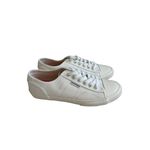 Superdry Women's White Blue Stitch Sneakers Size 6 NEW NWOB Photo 2