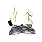 Tommy Hilfiger Floral Shoulder Tie Bikini Swim Top Size XL NEW NWT Photo 2