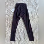 Lululemon  HR Align 25” Leggings Maroon Burgundy Black Tie Die Size 2 Photo 6