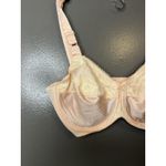 Mary Jane Bra Womens 34D Blush Pink Unlined Underwire Lace Made in USA Style 75 Size undefined Photo 1