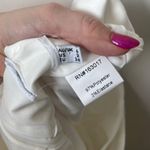 Princess Polly Wild About You White Satin High Rise Cut Out Waist Pants 2 Photo 6