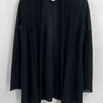 White + Warren 100% Cashmere Sweater Women's Size Small Black Cardigan Classy Photo 0