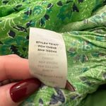 Lulus green & blue floral maxi skirt size M Photo 6