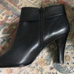 Worthington  Black Leather Pointed Toe Heeled Boot, Sz 9.5 NWT Photo 2