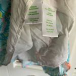 Lilly Pulitzer  Nevie Dress Caribbean Citrus Blue Medium Off Shoulder Bell Sleeve Photo 2