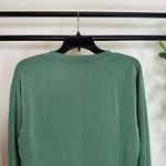 Athleta  Seasoft Willow V-Neck Sweatshirt UPF 50+ Vineyard Green Modal S Small Photo 5