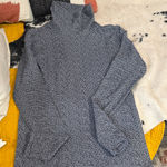 Athleta Fitness Running Long Sleeve Turtleneck Top Shirt Black Gray Like New Med Photo 0