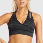 Gymshark NWOT Adapt Animal Seamless Sports Bra, Urban Gray / Black Zebra, Size S Photo 0