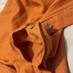 For Cynthia  Women’s Linen Button Dress Sleeveless Asymmetrical Orange Dress Sz S Photo 13