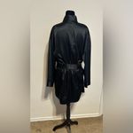 Victoria's Secret  Black Satin Kimono Robe Photo 2