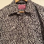 Cowgirl Hardware Animal Print Snap Western Shirt Black Size L Photo 1