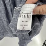 CP Shades CP Shades Regina 100% Linen Short Cap Sleeves Tunic Dress V-Neck Size Medium Photo 9