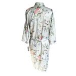Apt. 9  Blue Floral Satin Robe Women's Sleepwear Size XS NWT | 74-20 Photo 1