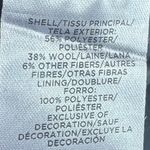 Ann Taylor Grey Fringe Sleeveless Sheath Dress Soft Fitted Wool Size 8P Women's Photo 11