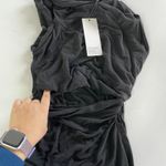 Dance & Marvel  Dress Womens Small Black‎ Stretch Knit Cutout Mini LBD Photo 6