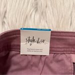 Style & Co  Embroidered Skinny Pant Antique Mauve Photo 6