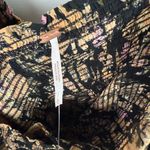 Free People NWT  East To West Smocked Top Off the Shoulder Black Size Medium M Photo 4