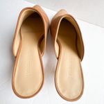 Jenni Kayne Walnut Brown Oiled Leather Kitten Heel Mule Size 36 Photo 5