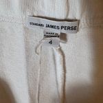 James Perse  White Lounge Shorts Size 4 (XL) 100% Cotton NWT Soft Knit Pull-On Photo 2