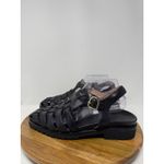 BARED Footwear Black Leather Fisherman Sandals Womens Size 40 US 9 Photo 4