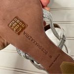 BCBGMAXAZRIA BCBGMaxAzaria Metallic Silver Heeled Sandals 364 Photo 8